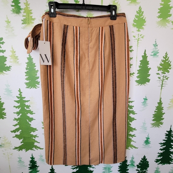 NEW Worthington Womens Long Wrap Skirt. - Picture 2 of 9